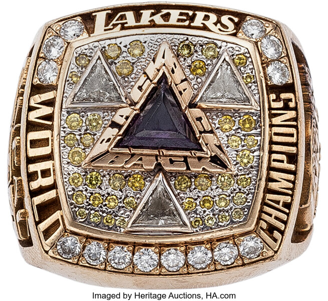 Los Angeles Lakers NBA Championship Ring (2002) - Premium Series