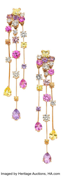Chanel Drop & Chandelier Earrings for Sale at Auction
