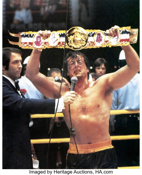 The Iconic Boxing Championship Belt from "Rocky II" and "Rocky ...