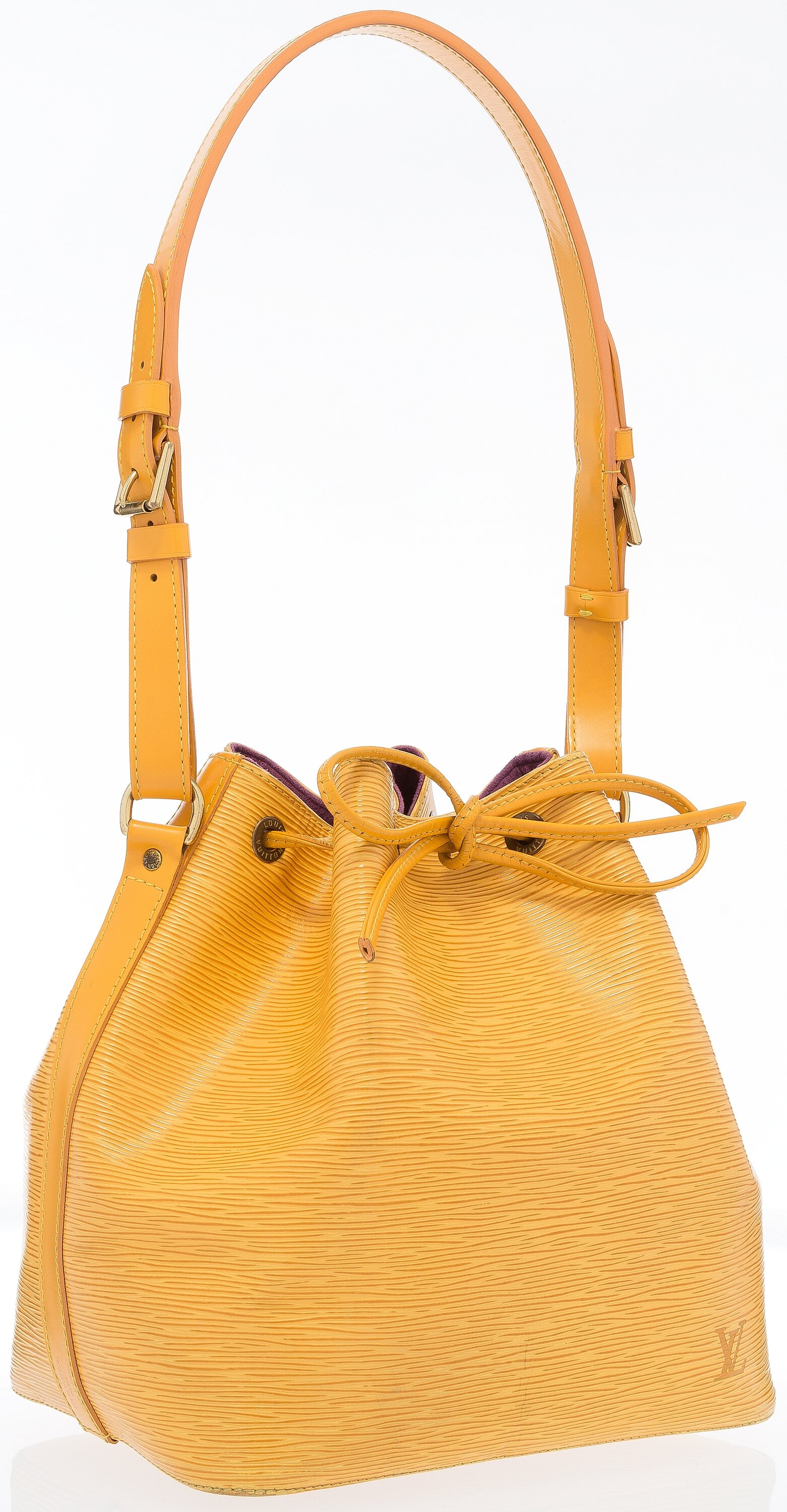 Sold at Auction: Louis Vuitton, LOUIS VUITTON JASMIN ORANGE EPI LEATHER  HANDBAG