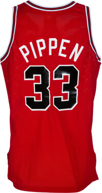 1991-94 CHICAGO BULLS PIPPEN #33 CHAMPION JERSEY (AWAY) L