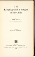 Jean Piaget. The Language and Thought of the Child. New York