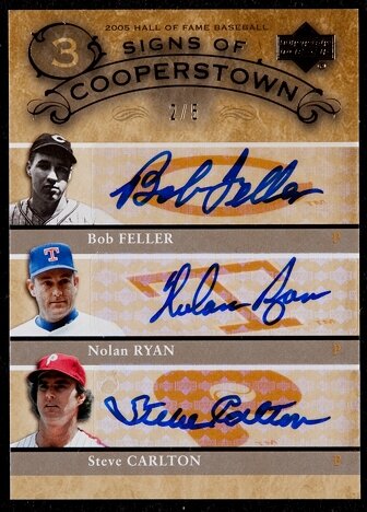 Bob Feller (Hall of Fame) Baseball Cards