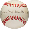 Jackie Mitchell Gilbert I Struck Out Babe Ruth Gehrig Signed Yankees J —  Showpieces Sports