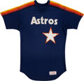 Houston Astros Blank # Game Issued Navy Batting Practice Jersey DP08420 -  Game Used MLB Jerseys at 's Sports Collectibles Store