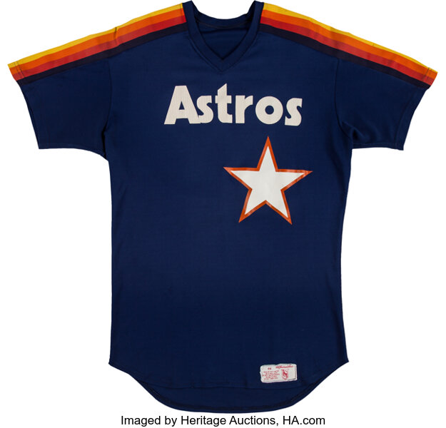 Vintage 80's Houston Astros Rainbow Batting Practice 