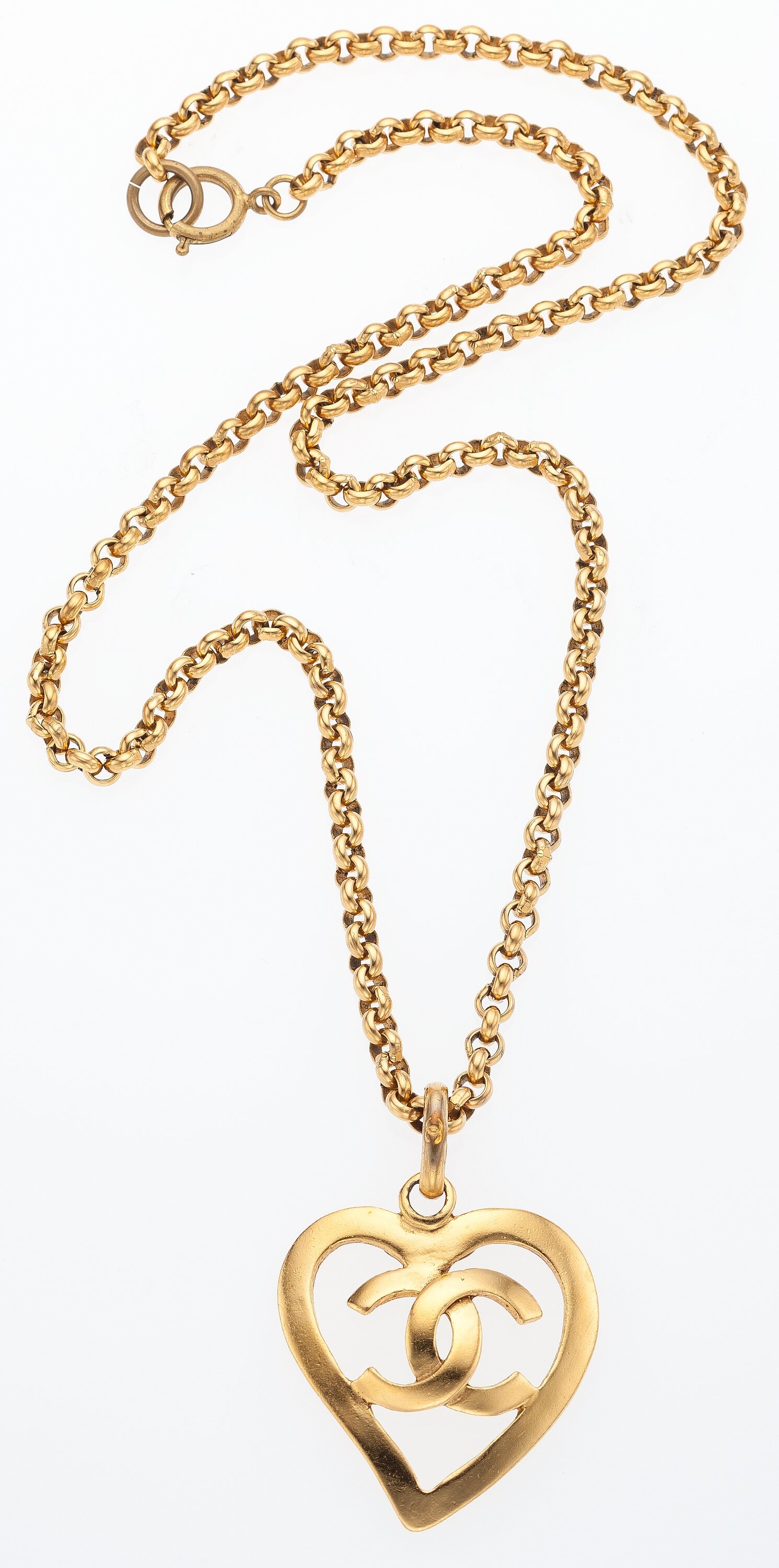 Sold at Auction: JEWELRY. (2) Chanel Gold-Tone Necklaces.