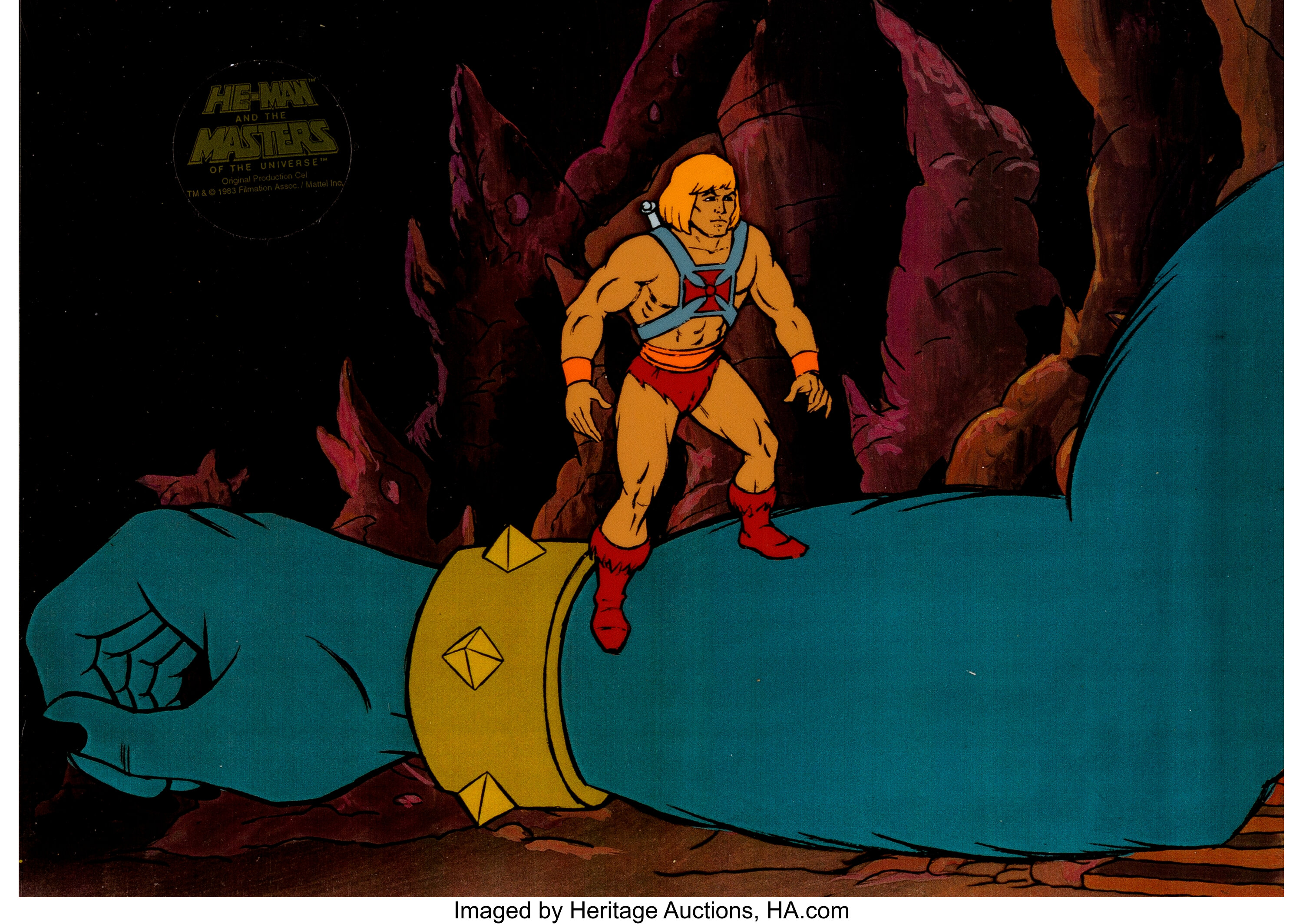 He-Man and the Masters of the Universe He-Man Production Cel | Lot ...