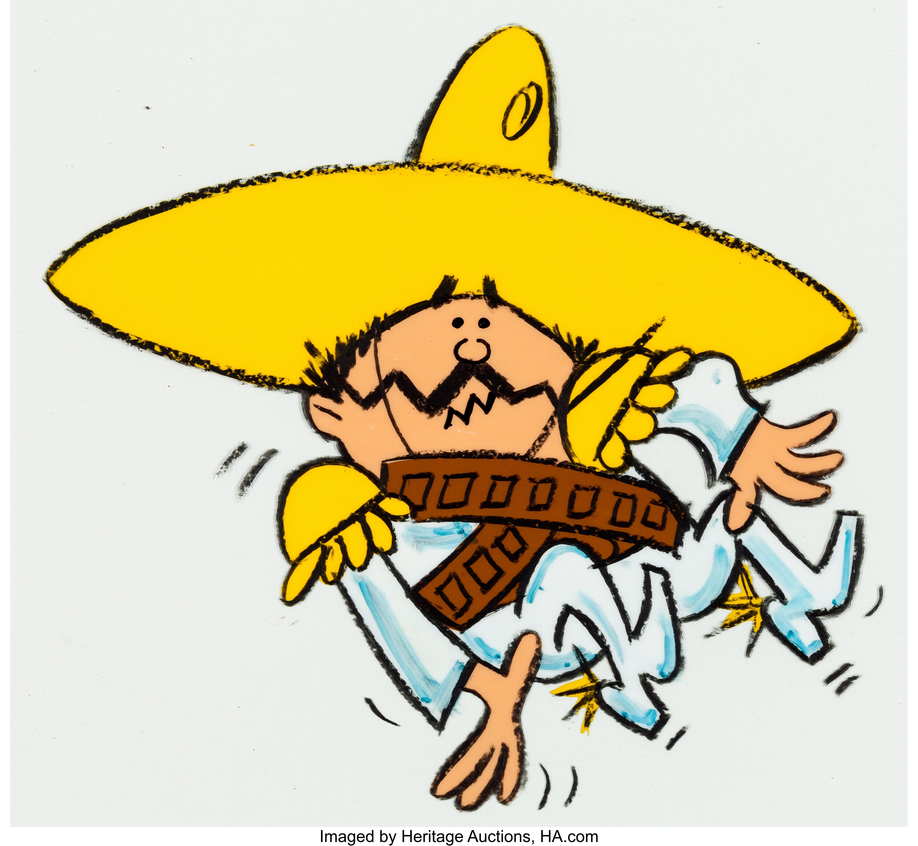 Frito Bandito Television Commercial Production Cel (Frito-Lay, | Lot ...