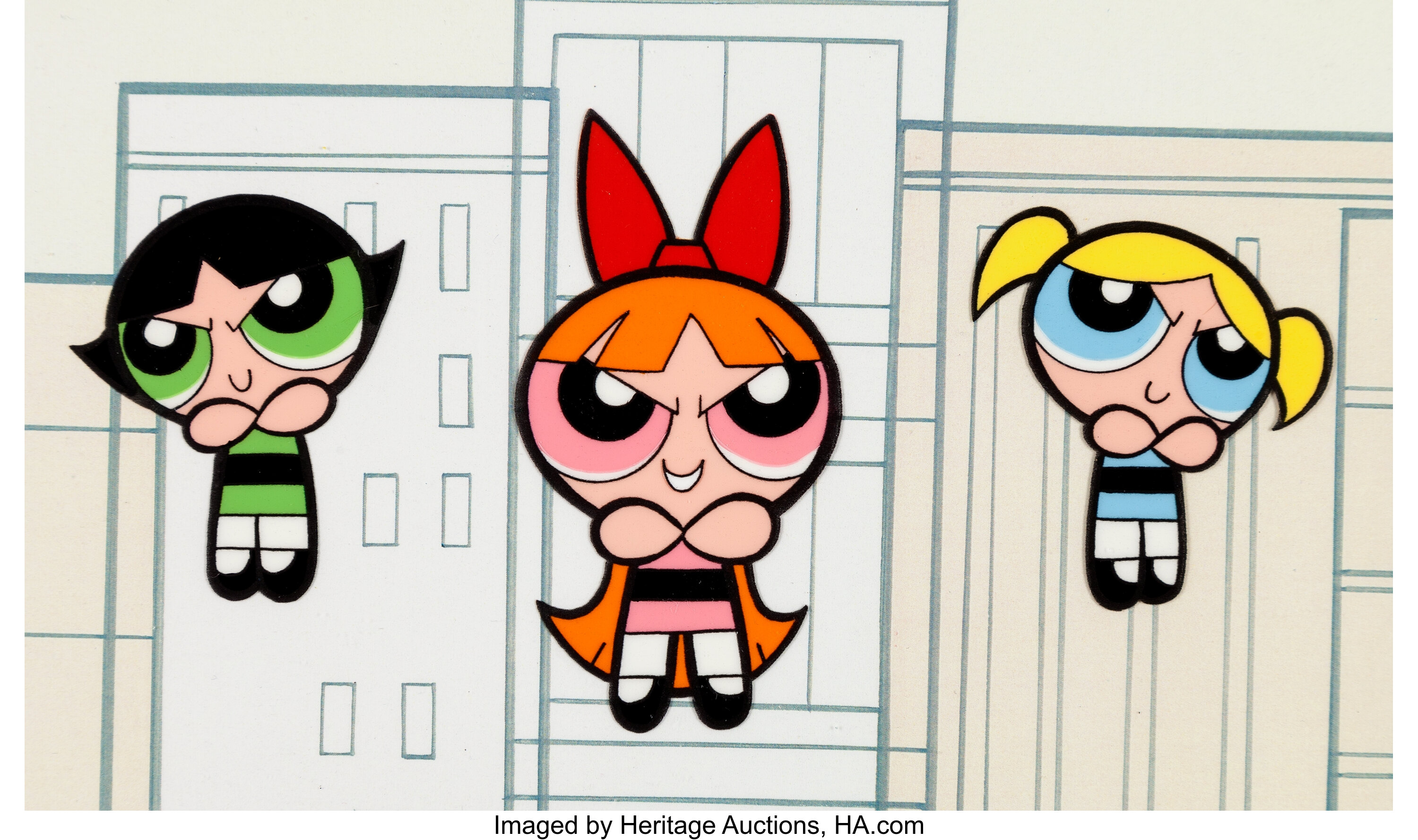 Powerpuff Girls Production Cel (Cartoon Network, 1998).... (Total