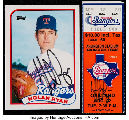 1989 Topps Traded Nolan Ryan Baseball Card