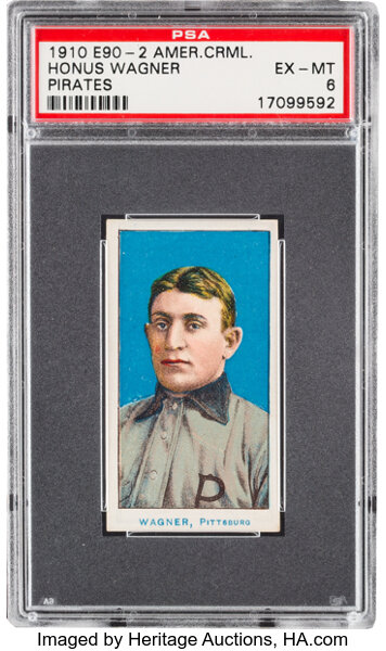 1910 Orange Borders Honus Wagner.  Baseball Cards Singles, Lot #41003