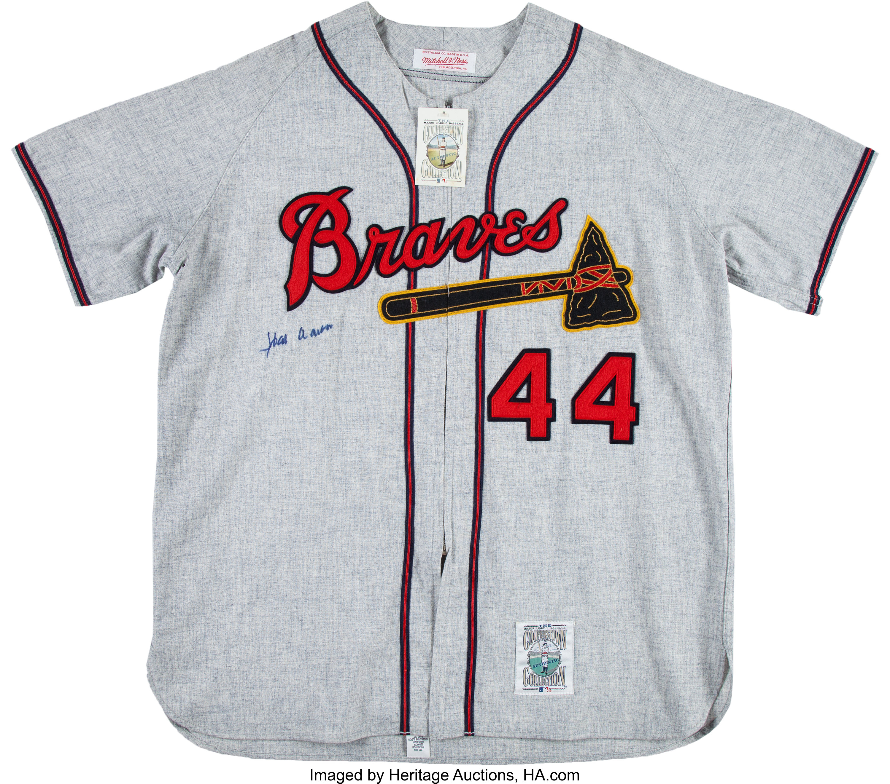 mitchell and ness hank aaron