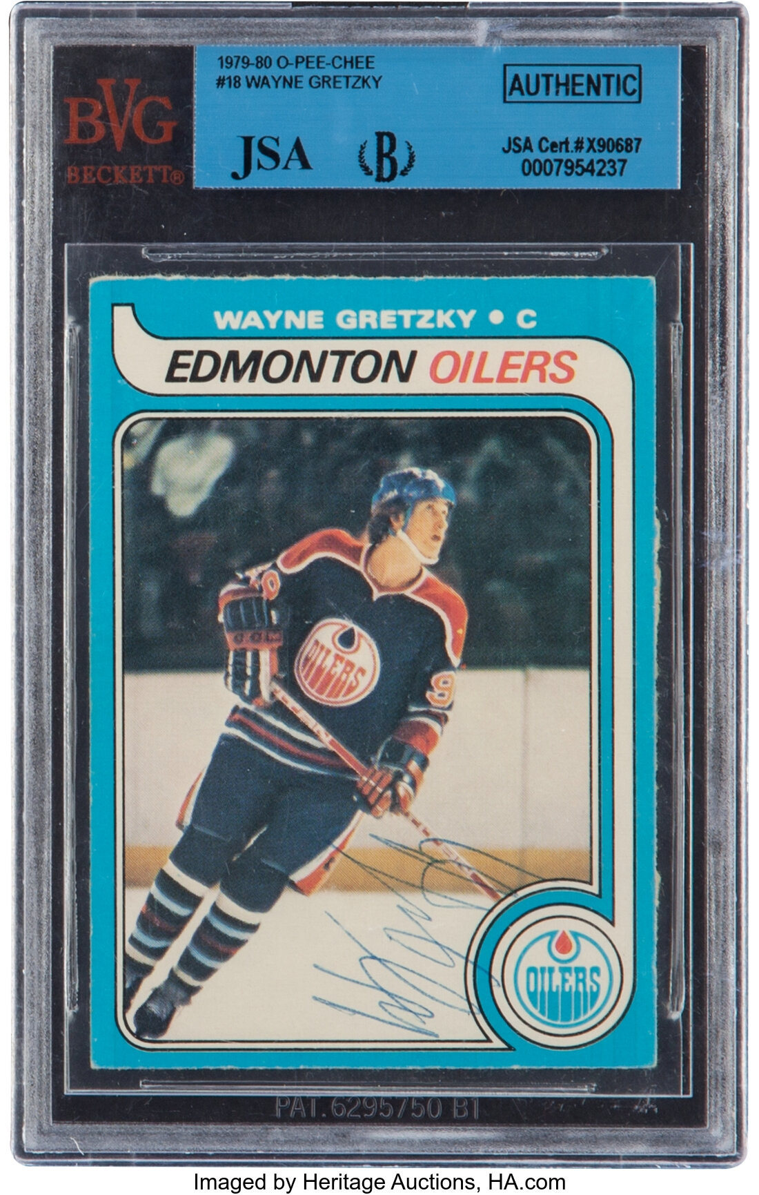 Signed 1979 O Pee Chee Wayne Gretzky 18 Bvg Jsa Authentic Lot Heritage Auctions