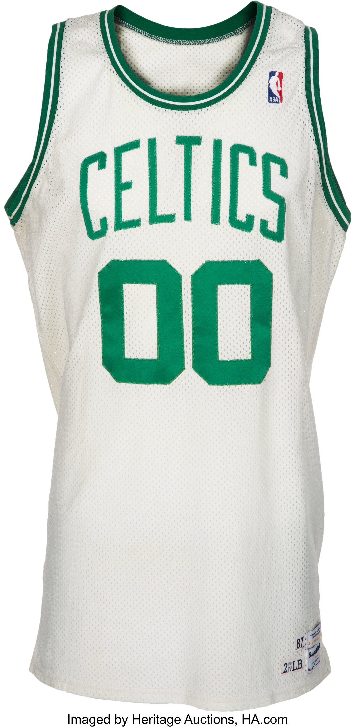 Lot Detail - Robert Parish 1990-91 Boston Celtics Game Used Home Jersey