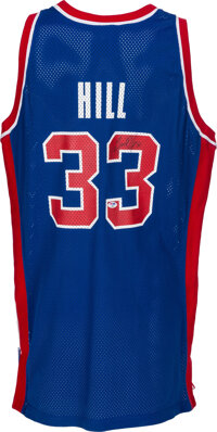 1994-95 Grant Hill Signed Autographed Detroit Pistons Team Issued Jersey  JSA - Legends Fan Shop