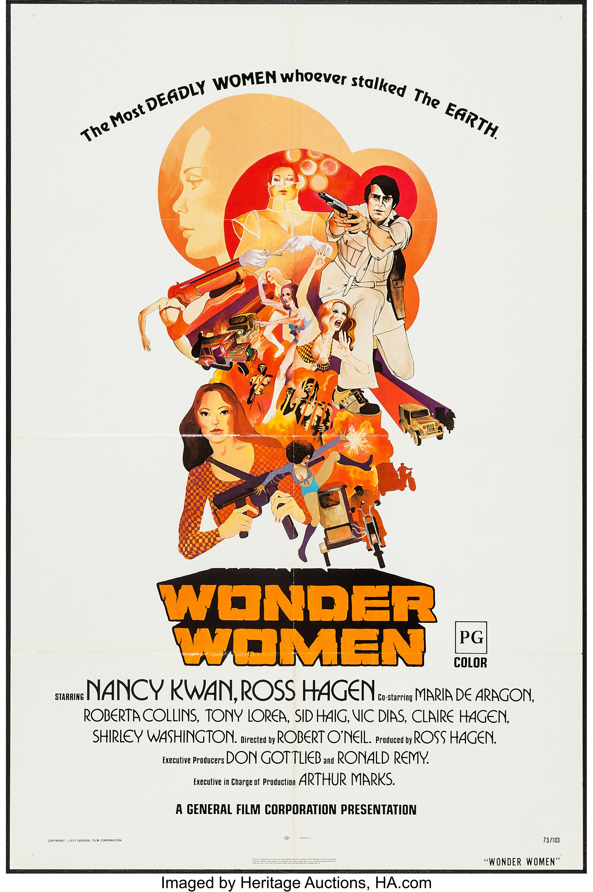 Wonder Women & Other Lot (General Film, 1973). One Sheets (2) (27