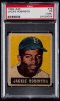  1948 Leaf # 79 Jackie Robinson Brooklyn Dodgers