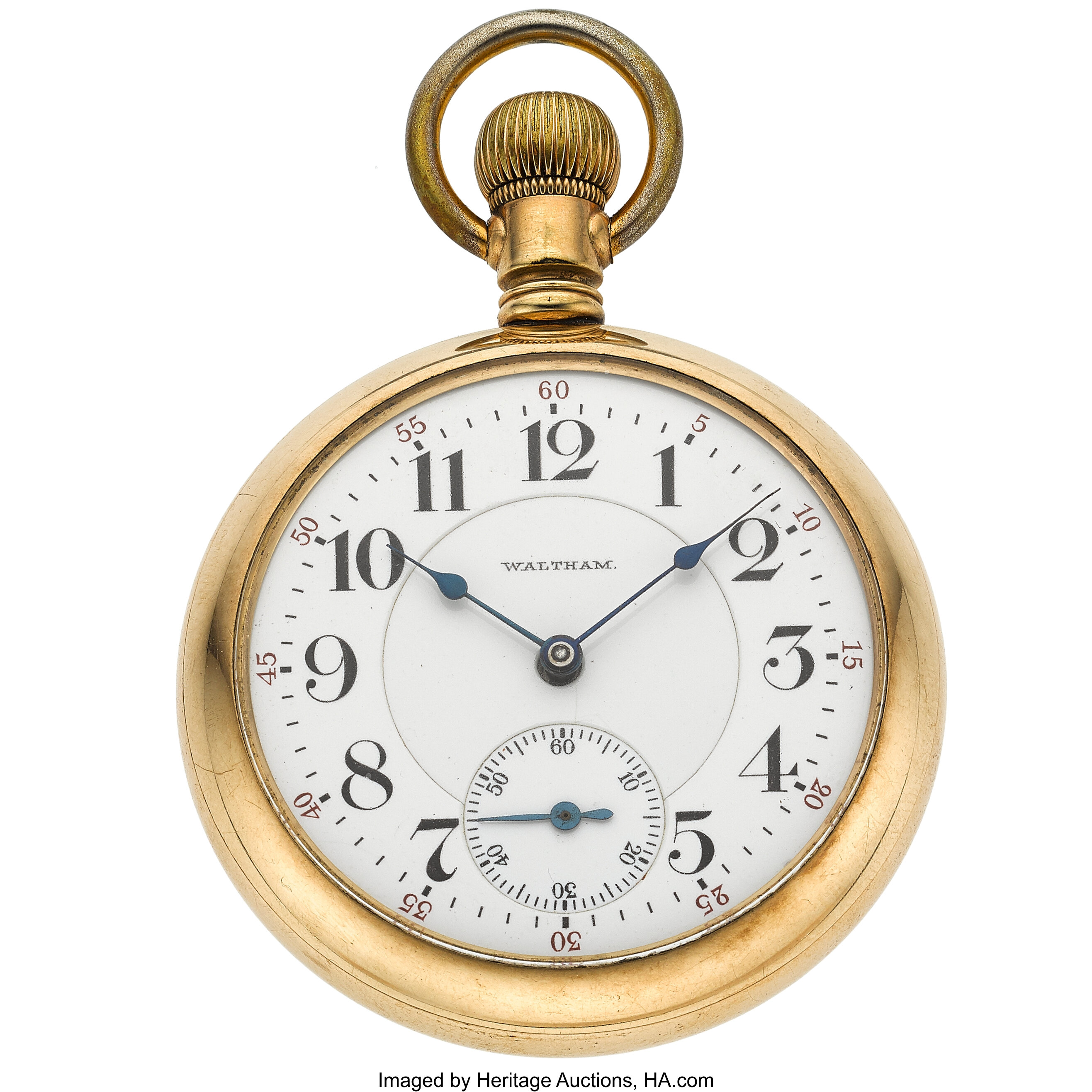 Waltham 23 Jewel Vanguard Open Face Pocket Watch. ... Timepieces | Lot ...