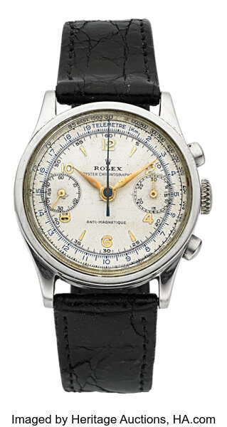 Rolex Ref. 2811 Rare Anti Magnetique Vintage Chronograph circa Lot 56223 Heritage Auctions