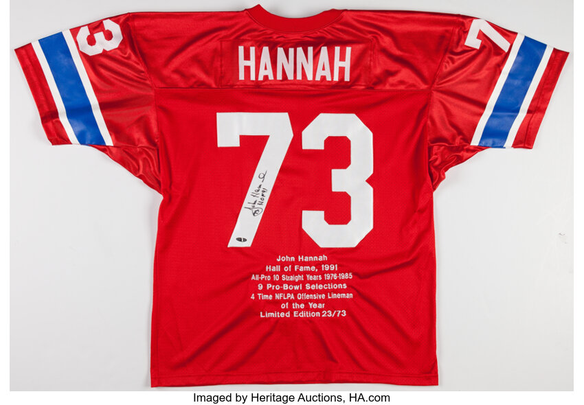 John Hannah New England Patriots Throwback Jersey – Best Sports Jerseys