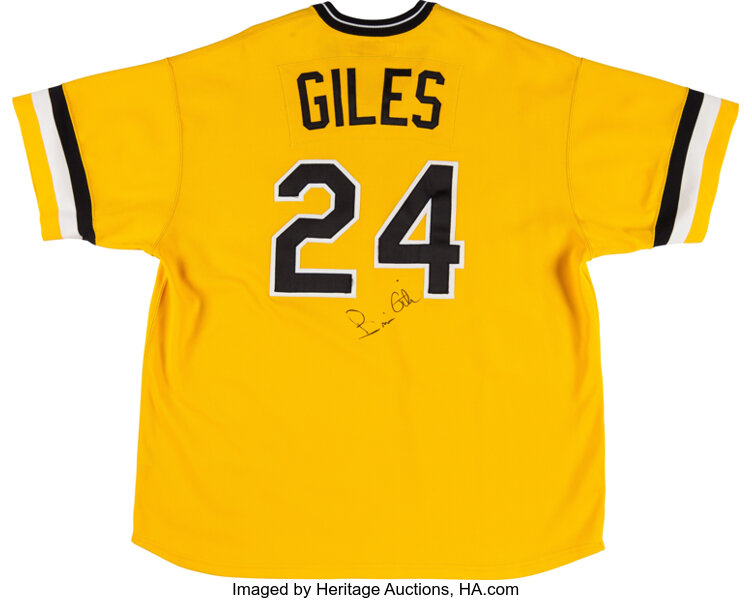 1999 Brian Giles Game Worn Pittsburgh Pirates Throwback Jersey. , Lot  #14813