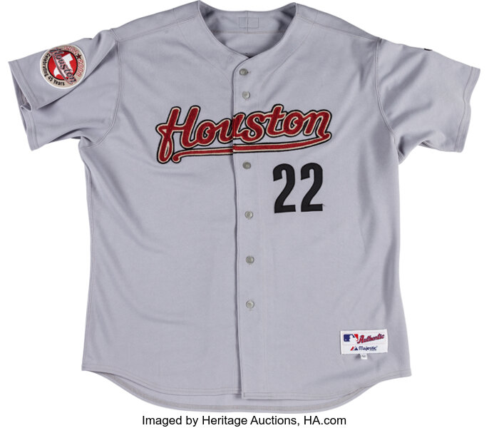 MAJESTIC  ROGER CLEMENS Houston Astros 2004 Throwback Home Baseball Jersey