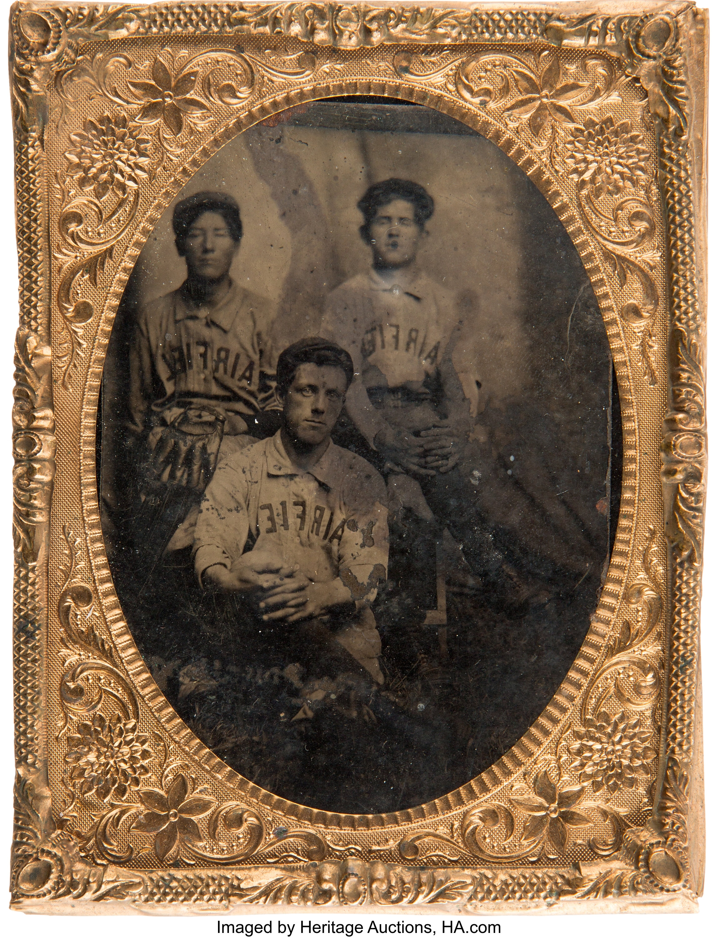 1800s Baseball Tintype.  Baseball Collectibles Photos, Lot #41298