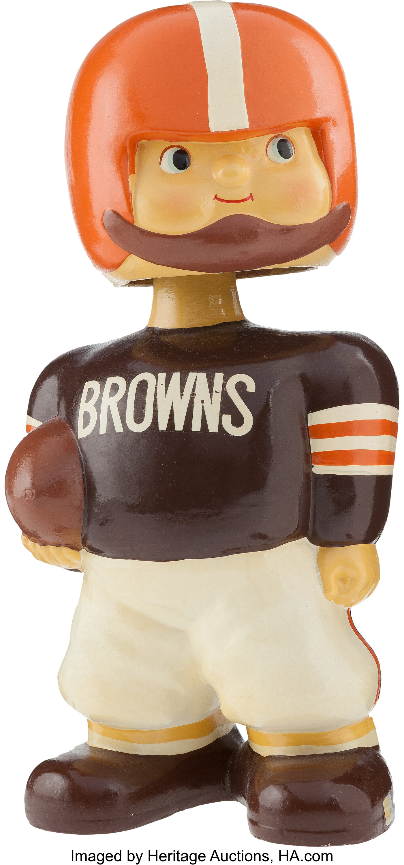 1960-61 Cleveland Browns Oversized Promotional Nodder (14 tall)., Lot  #13406