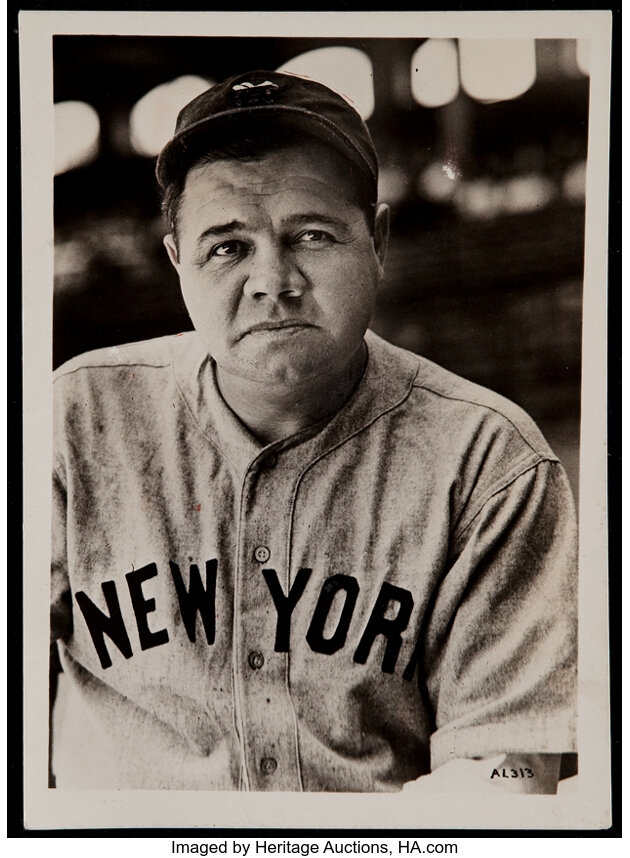 Babe Ruth Nostalgic Vintage Baseball Card 20190930c2 v2 Photograph