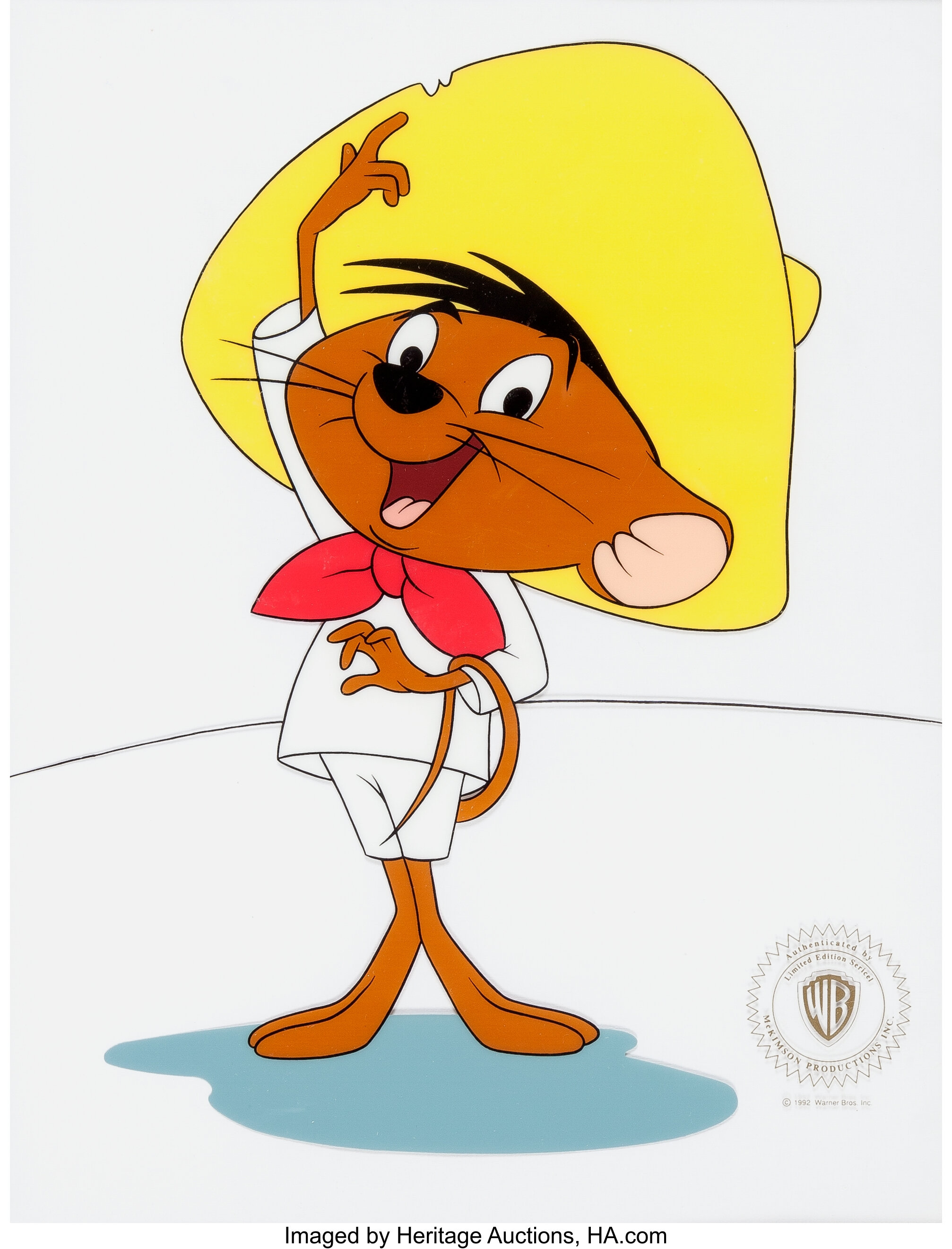 Warner Bros BUGS BUNNY SHOW Animation Drawing SPEEDY GONZALES in