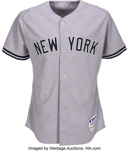 2011 Robinson Cano Game Worn New York Yankees Jersey.  Baseball, Lot  #13294