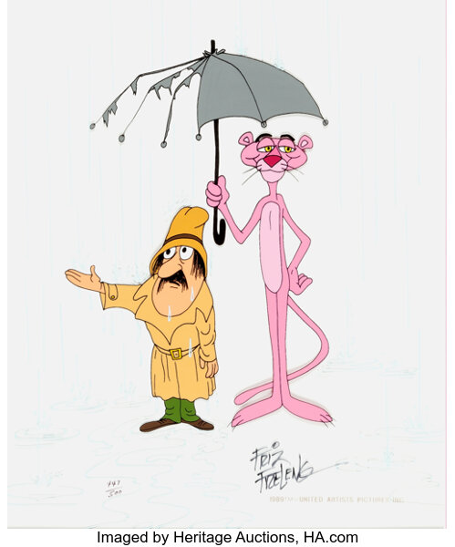 AUG171168 - PINK PANTHER CARTOON HOUR SPEC #2 GALVAN INSPECTOR CVR -  Previews World