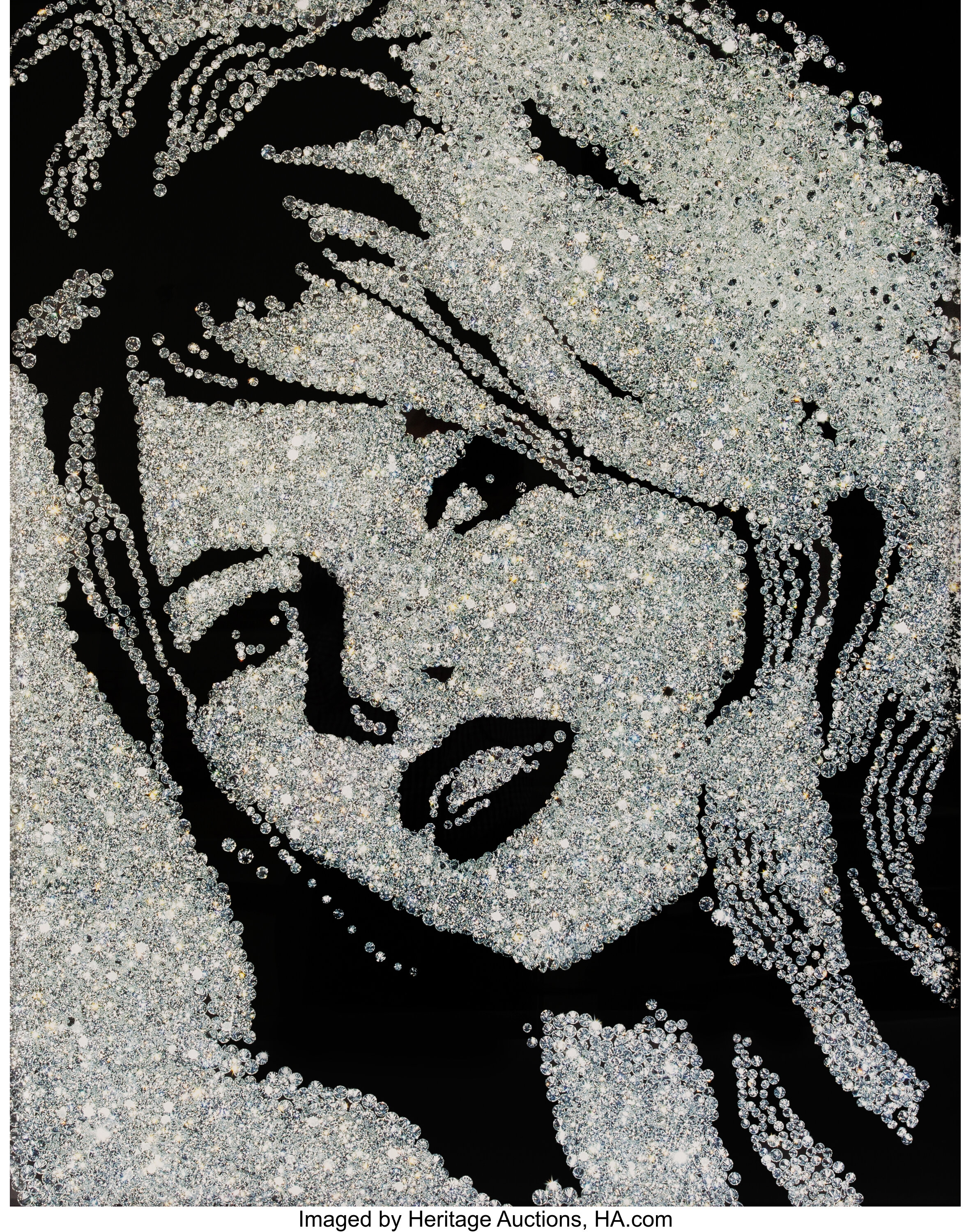 Vik Muniz B 1961 Brigitte Bardot Diamond Divas 2004 Lot 69015 Heritage Auctions heritage auctions fine art