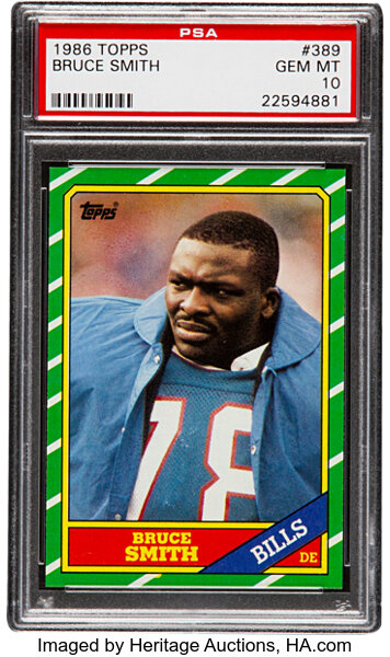 Framed Bruce Smith Hall of Fame Buffalo Bills 