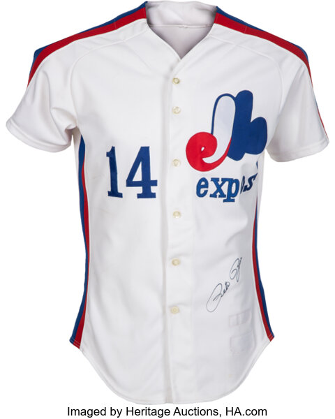 1984 Pete Rose Montreal Expos Authentic Rawlings MLB Jersey Size