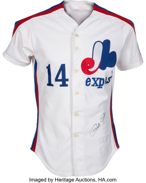 1984 Pete Rose Montreal Expos Authentic Rawlings MLB Jersey Size 40 Medium  RARE