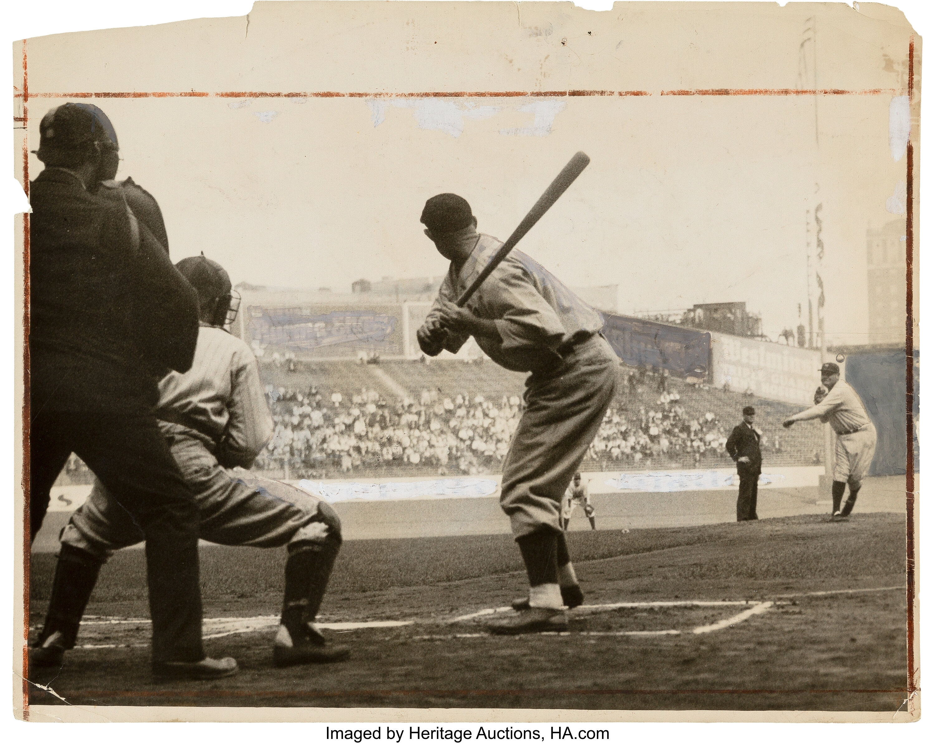 1933 Babe Ruth Last Appearance As Pitcher Original Photograph Lot 14748 Heritage Auctions 