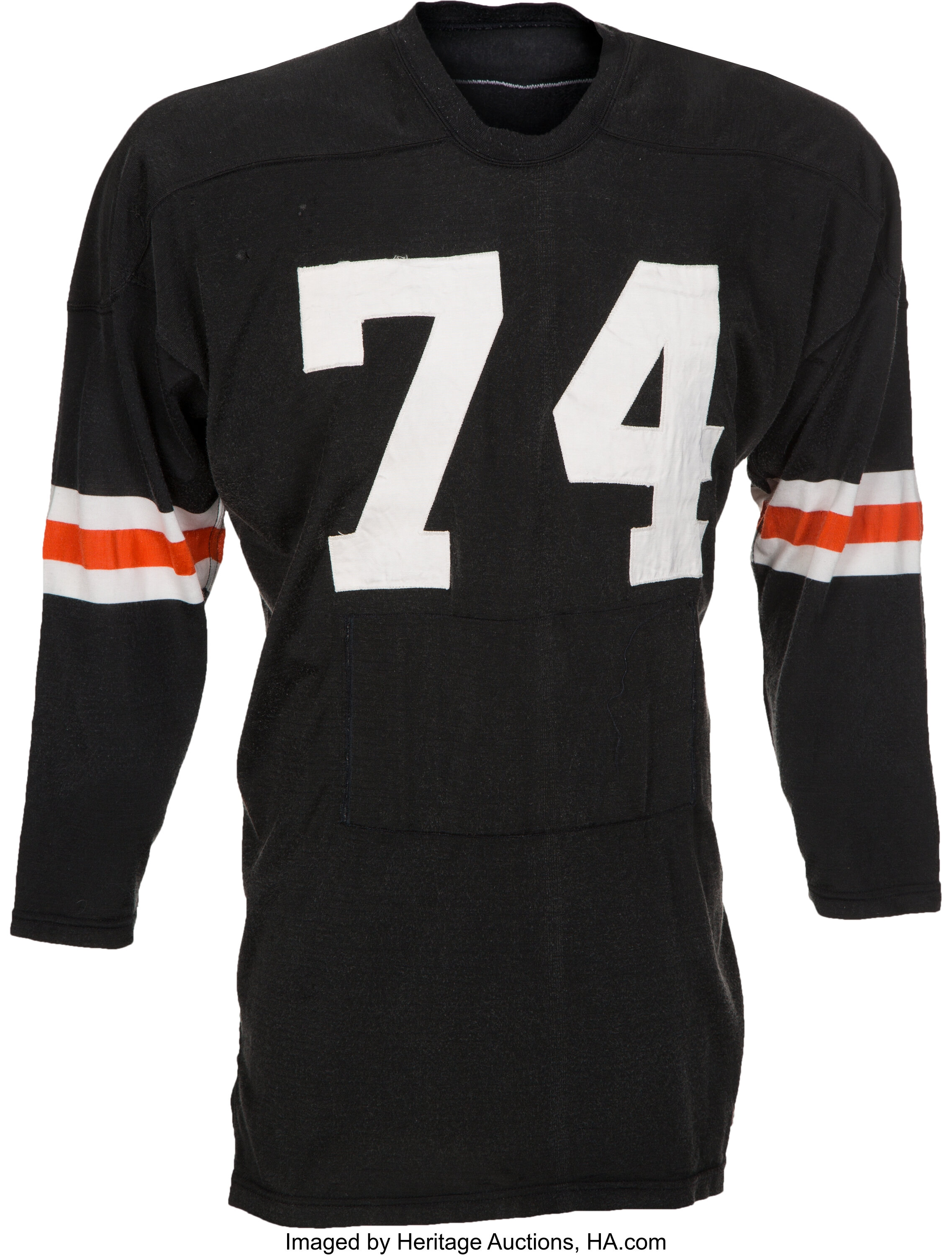 Early 1970s Mike Reid Game Worn Cincinnati Bengals Jersey