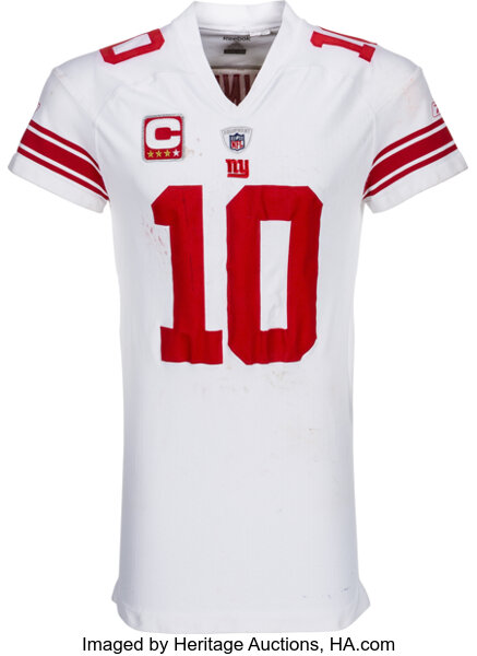 eli manning jersey white