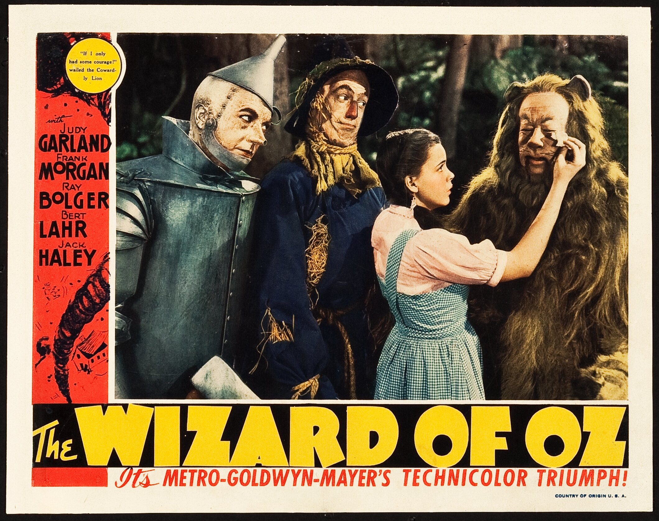 The Wizard of Oz (MGM, 1939). Lobby Card (11