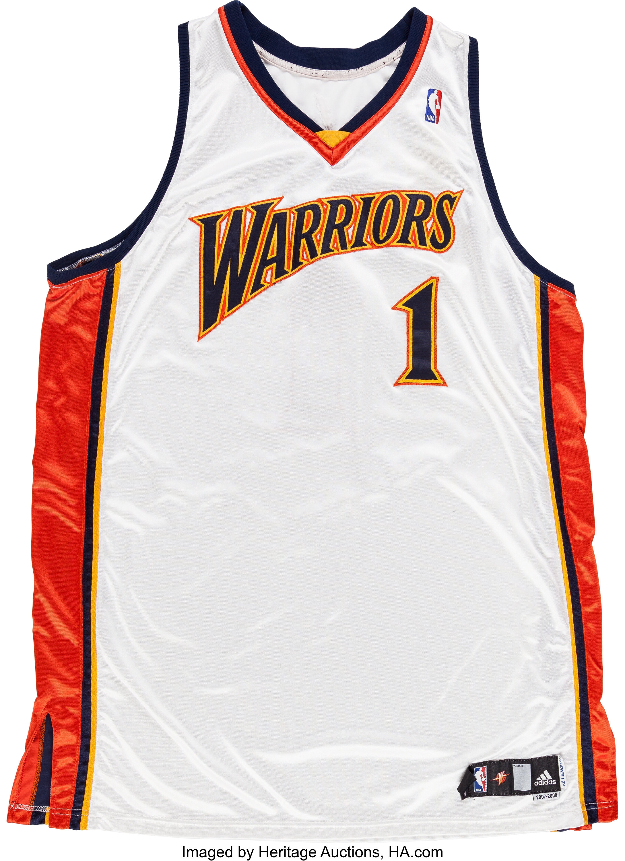 2007-08 Stephen Jackson Game Worn Golden State Warriors Jersey