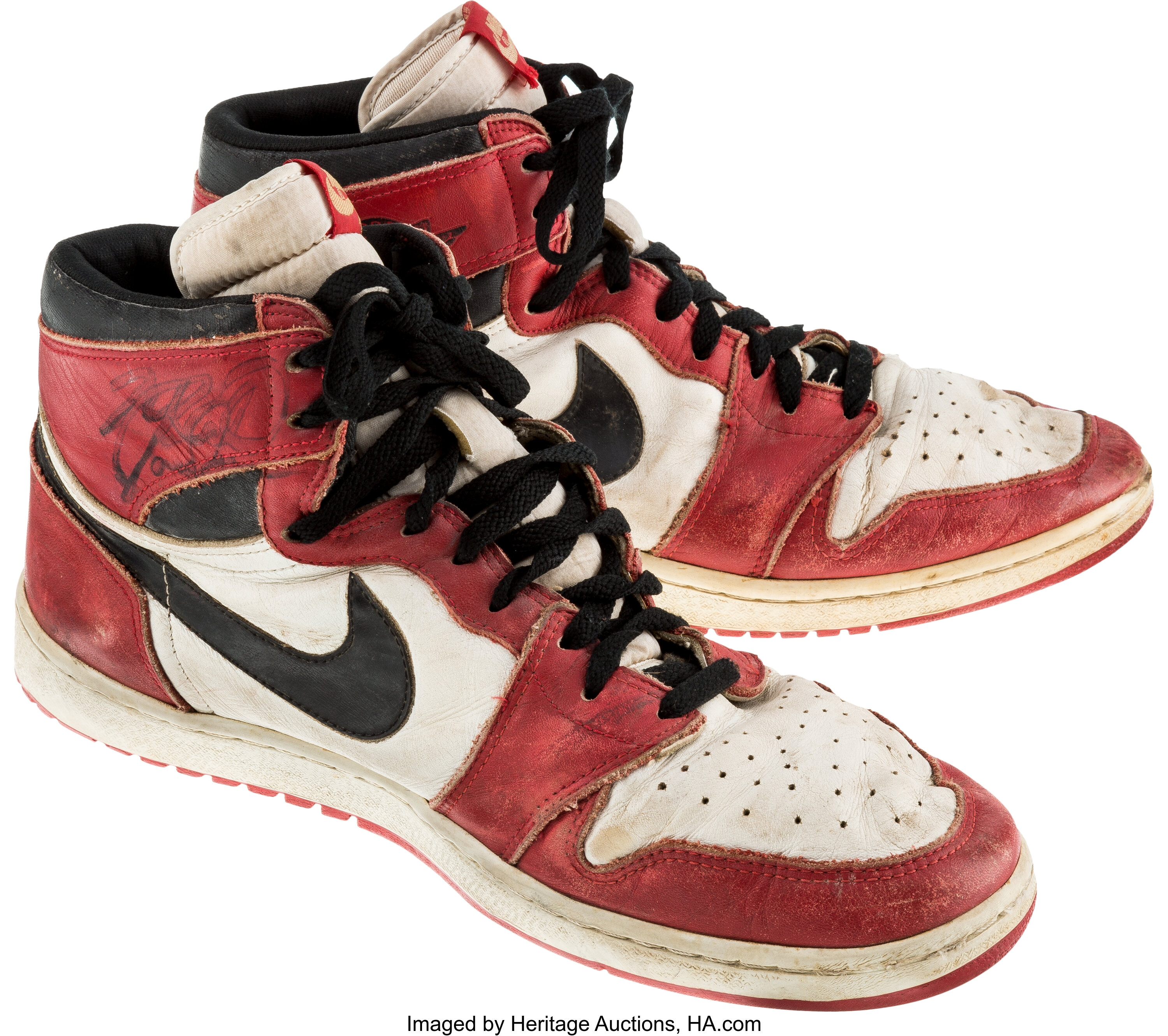 1985 Michael Jordan Game Worn Period Signed Chicago Bulls Air Lot Heritage Auctions