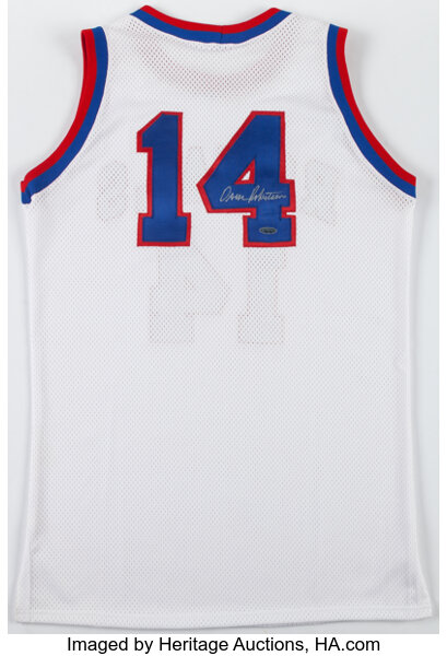 Oscar Robertson Jersey, This is a game worn jersey by Oscar…