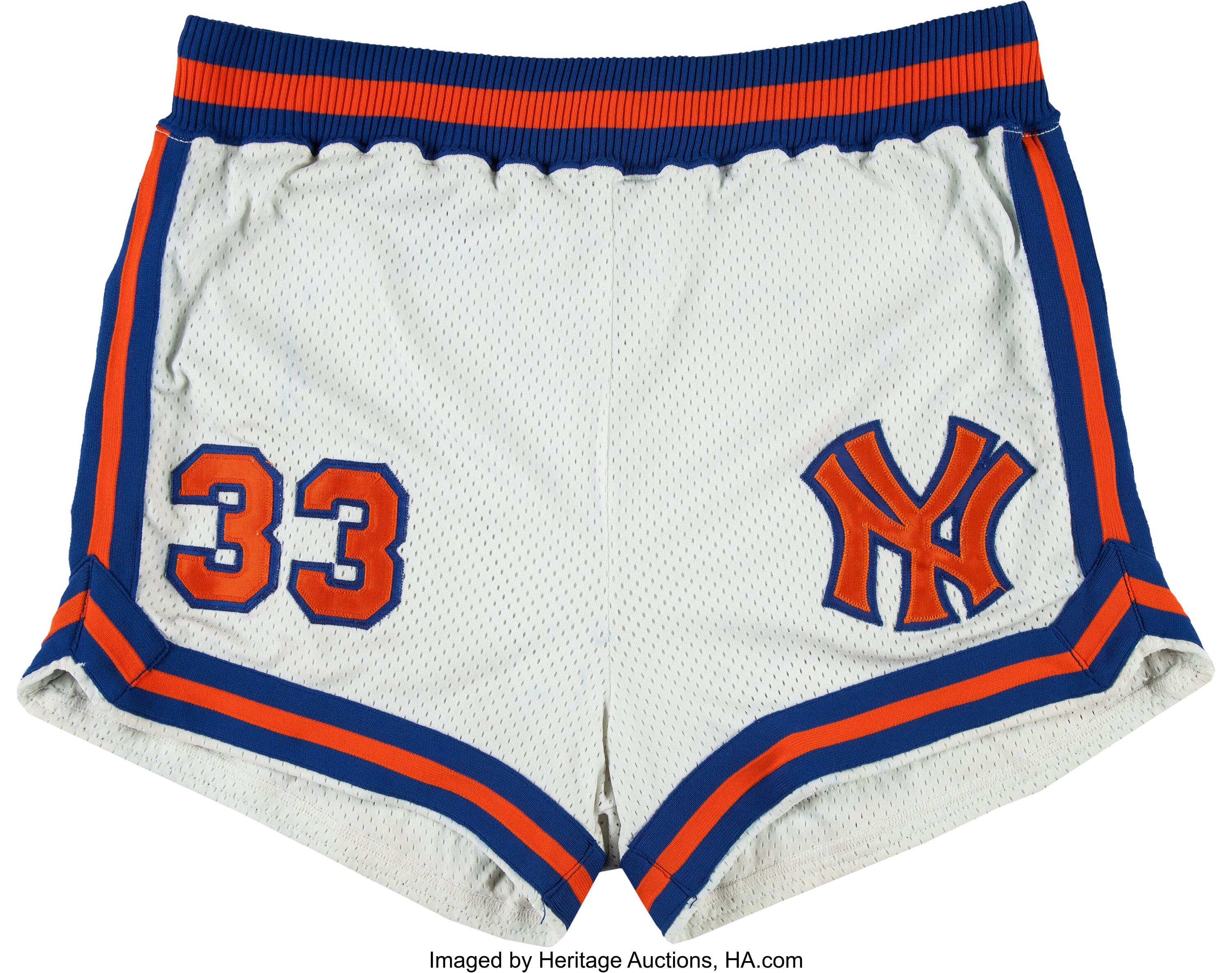 White Ewing Basketball Shorts