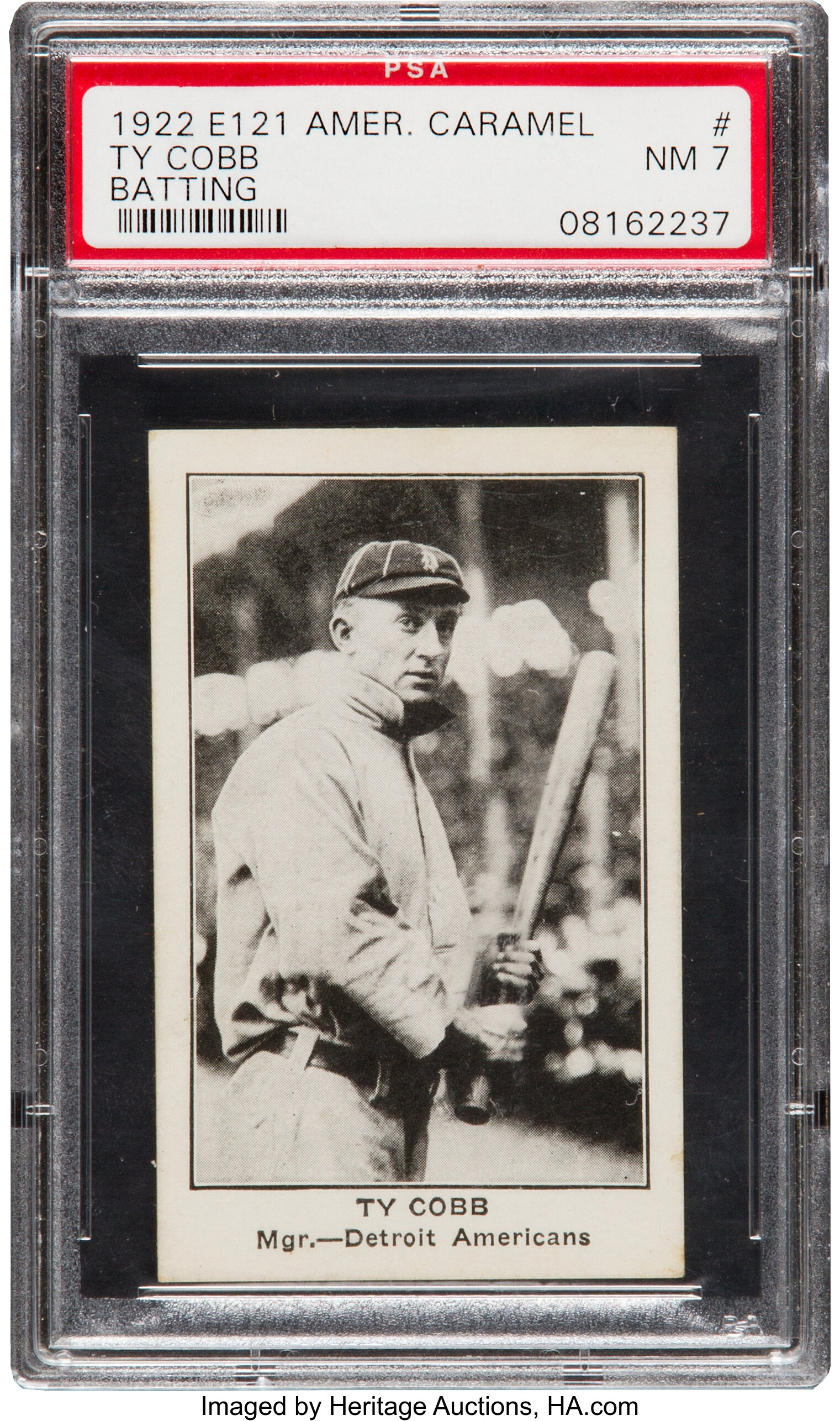 1922 American Caramel Series Of 120 (E121) Ty Cobb (Batting )