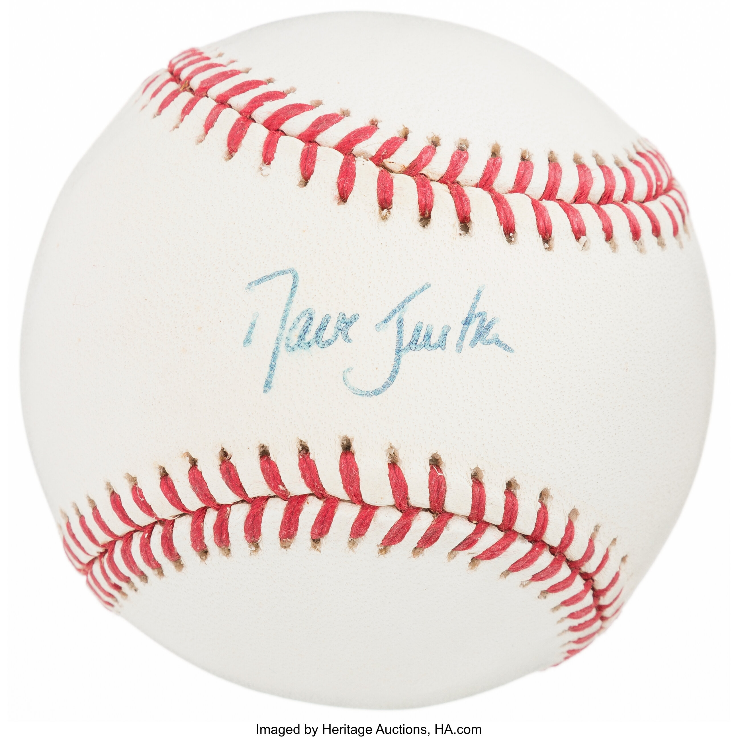 David Justice Autographed Baseball