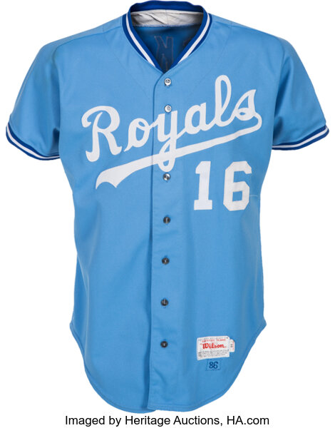 Kansas City Royals Bo Jackson #16 Vintage 80s Rawlings MLB Baseball Jersey  42 KC