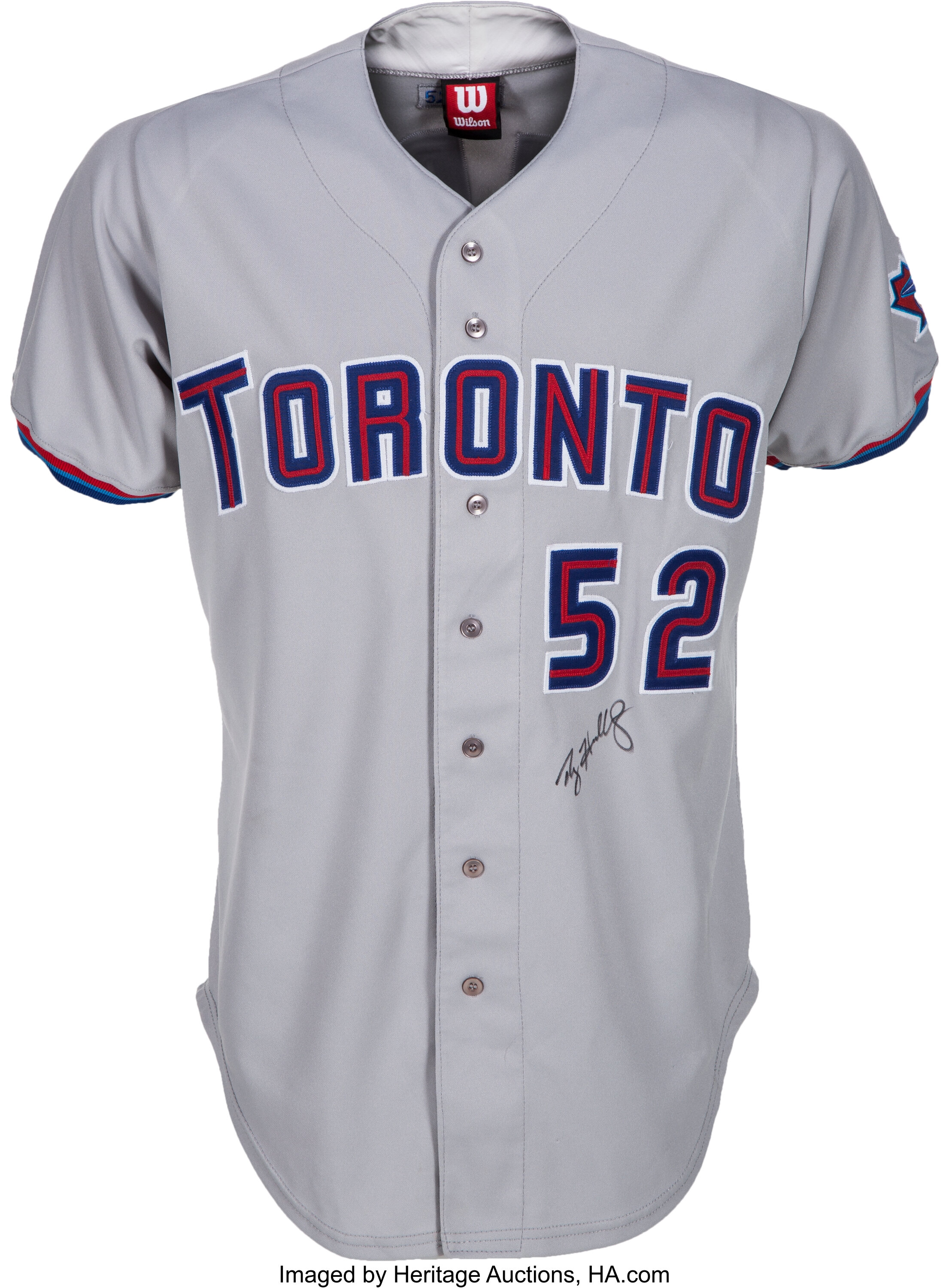 Lot Detail - 1999 Roy Halladay Toronto Blue Jays Game-Used Home Rookie  Jersey SCD A10