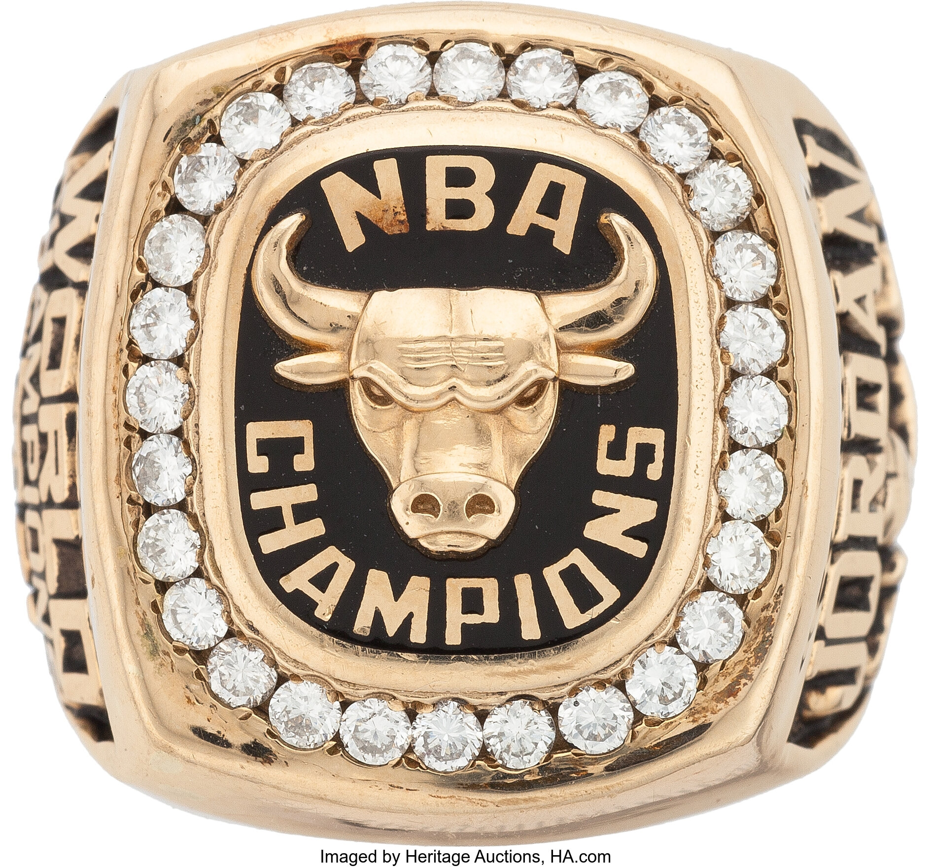 1991 Chicago Bulls NBA Championship Ring Presented to Shooting, Lot #80101